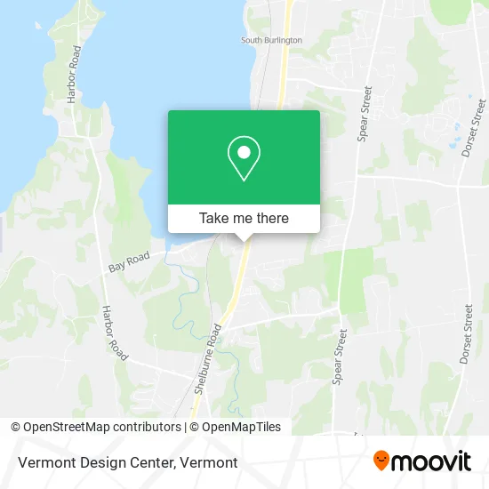 Vermont Design Center map