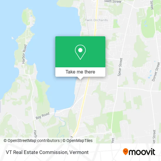 VT Real Estate Commission map