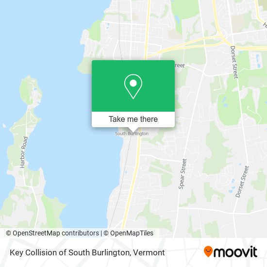 Key Collision of South Burlington map