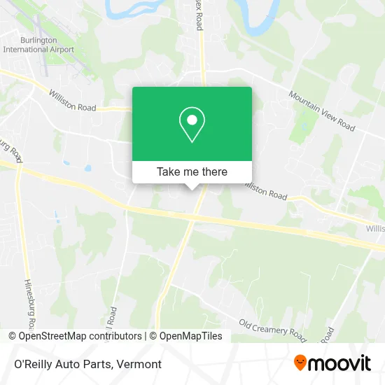 O'Reilly Auto Parts map