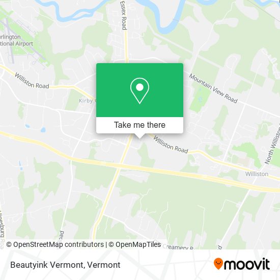 Mapa de Beautyink Vermont