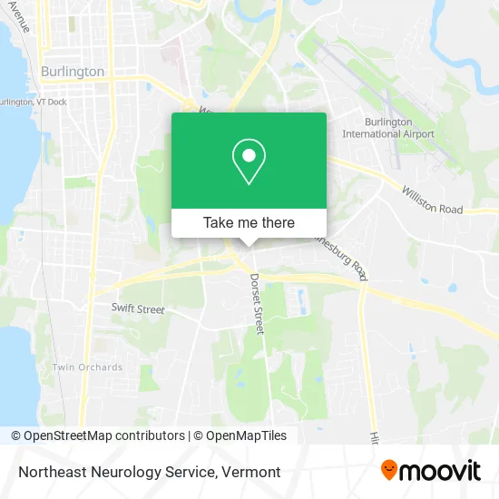 Northeast Neurology Service map