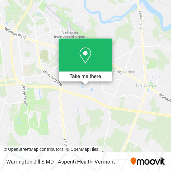 Mapa de Warrington Jill S MD - Aspenti Health