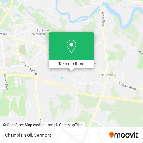 Mapa de Champlain Oil