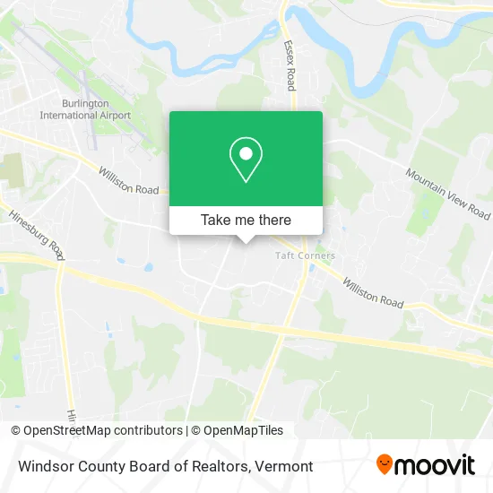 Mapa de Windsor County Board of Realtors