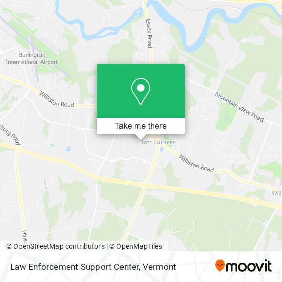 Law Enforcement Support Center map