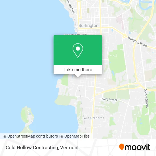Cold Hollow Contracting map