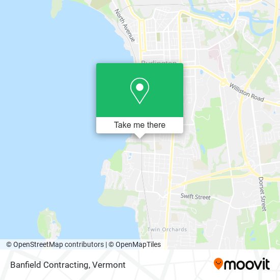 Banfield Contracting map