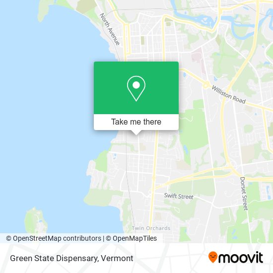 Mapa de Green State Dispensary