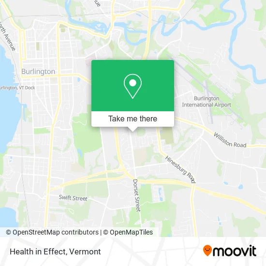 Mapa de Health in Effect