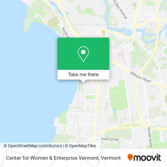 Mapa de Center for Women & Enterprise Vermont