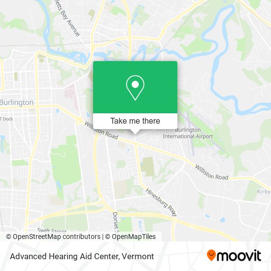 Mapa de Advanced Hearing Aid Center
