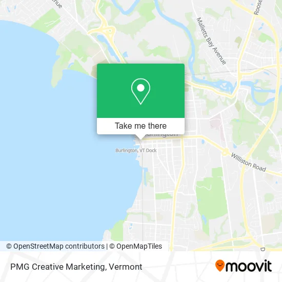 PMG Creative Marketing map