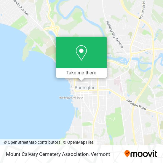 Mount Calvary Cemetery Association map