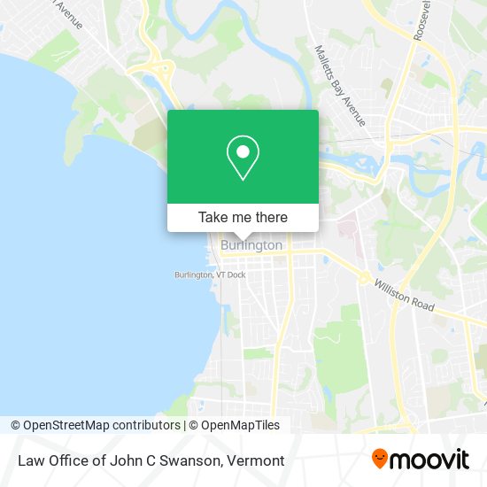 Law Office of John C Swanson map