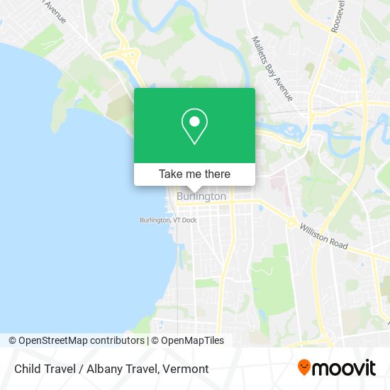 Child Travel / Albany Travel map