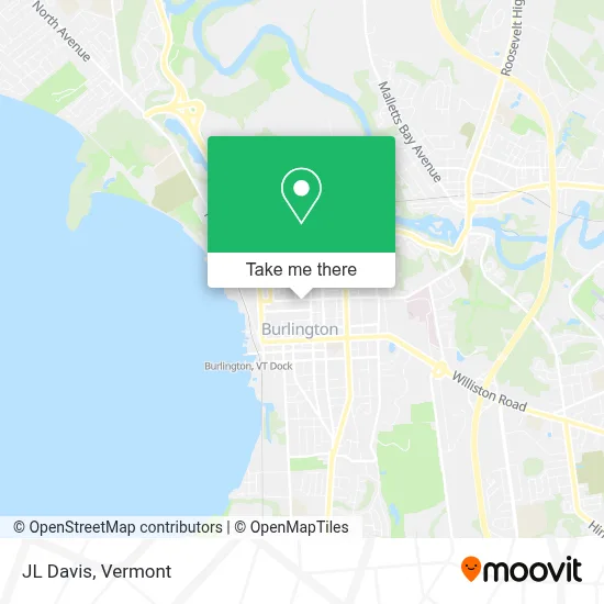 JL Davis map