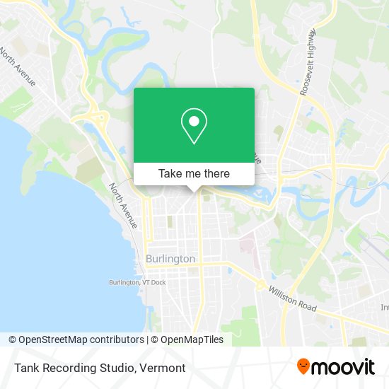Mapa de Tank Recording Studio