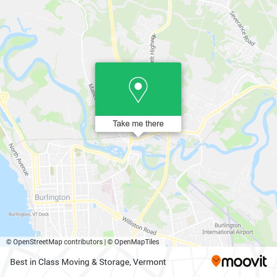 Best in Class Moving & Storage map