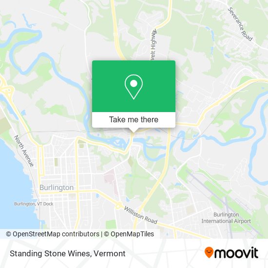 Standing Stone Wines map