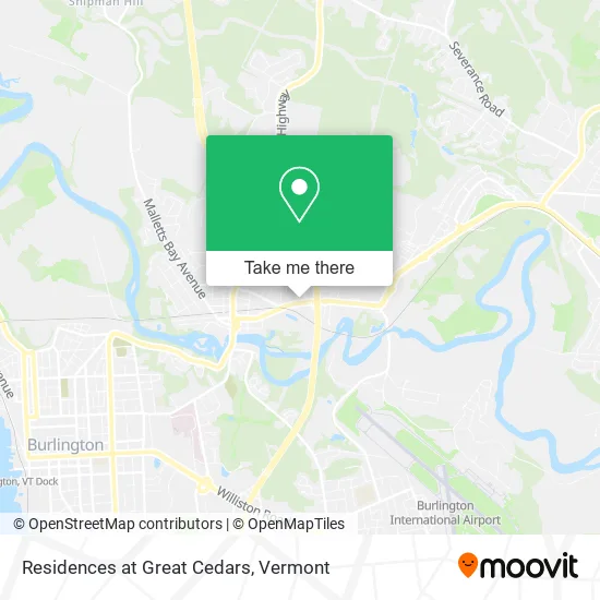 Residences at Great Cedars map