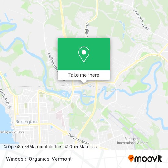 Winooski Organics map