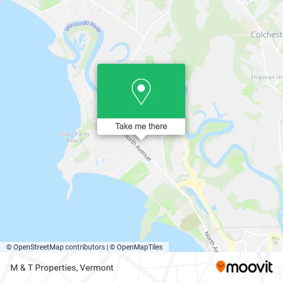 M & T Properties map