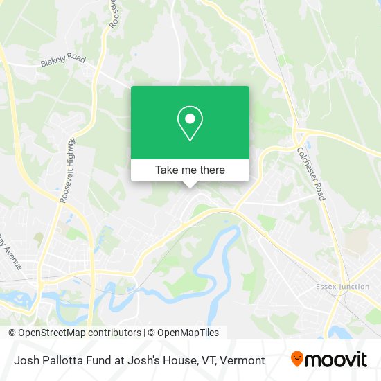 Josh Pallotta Fund at Josh's House, VT map