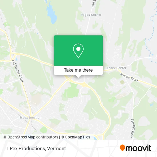 T Rex Productions map