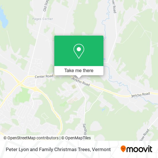 Peter Lyon and Family Christmas Trees map