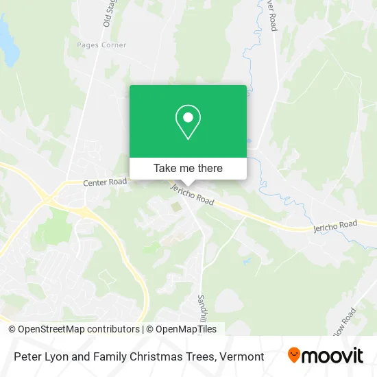 Peter Lyon and Family Christmas Trees map