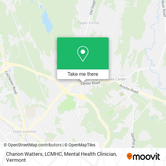 Mapa de Chanon Watters, LCMHC, Mental Health Clinician