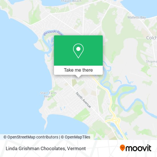 Linda Grishman Chocolates map