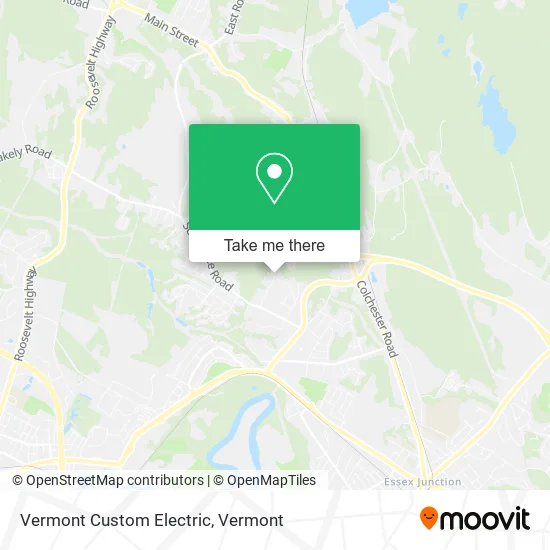 Vermont Custom Electric map