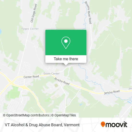 VT Alcohol & Drug Abuse Board map