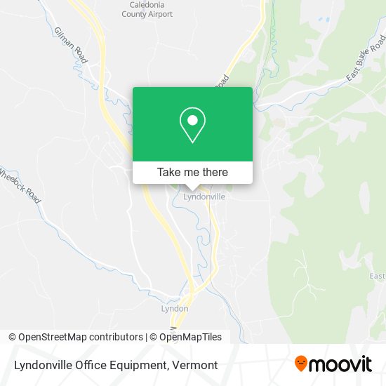 Lyndonville Office Equipment map