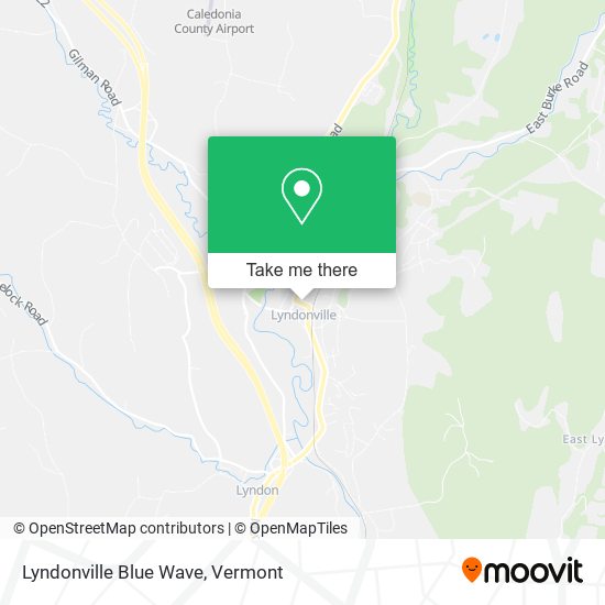 Lyndonville Blue Wave map