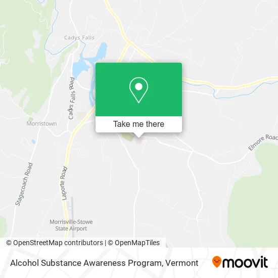 Alcohol Substance Awareness Program map