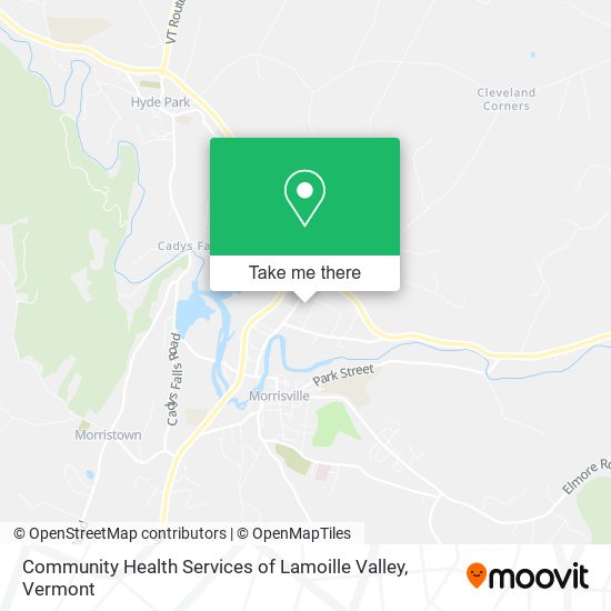 Mapa de Community Health Services of Lamoille Valley