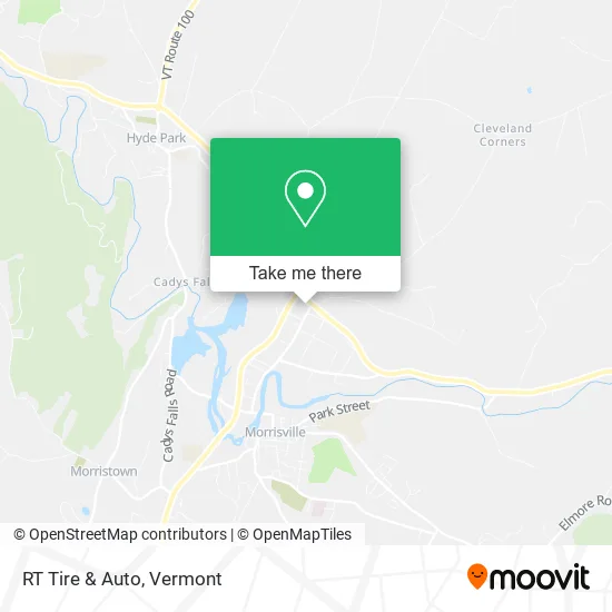 RT Tire & Auto map
