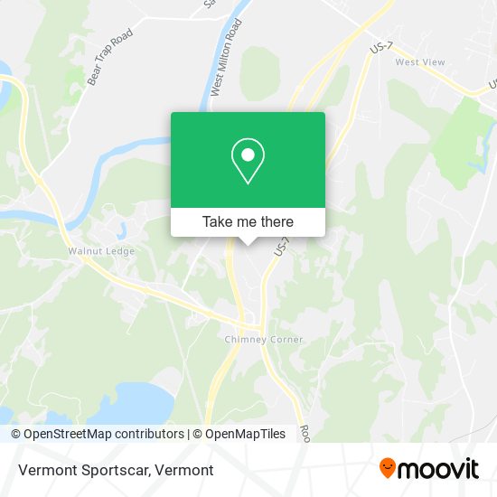 Vermont Sportscar map