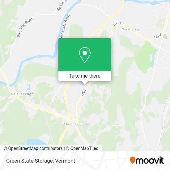 Green State Storage map