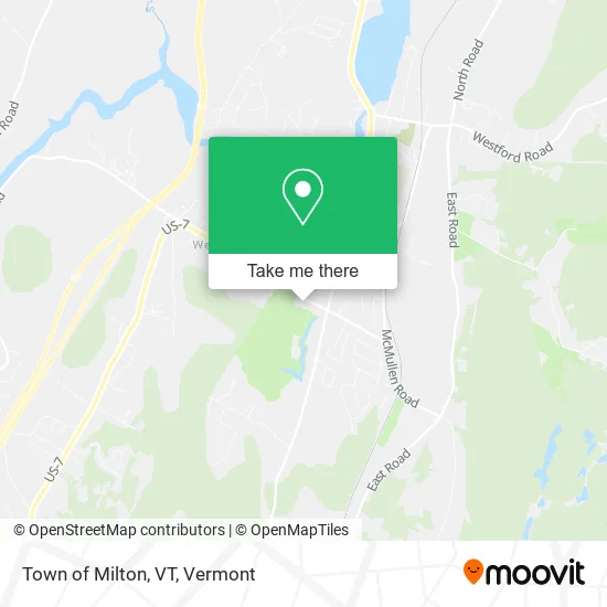 Town of Milton, VT map