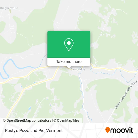 Mapa de Rusty's Pizza and Pie
