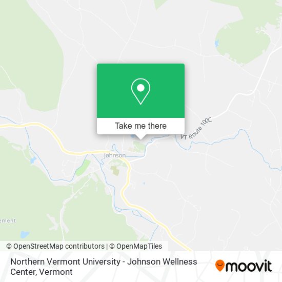 Mapa de Northern Vermont University - Johnson Wellness Center