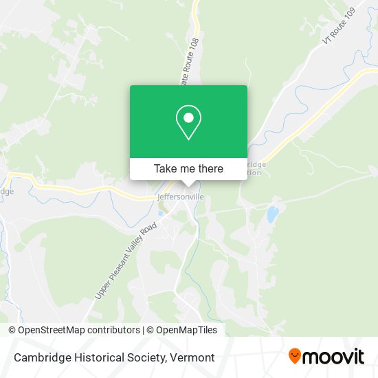 Cambridge Historical Society map