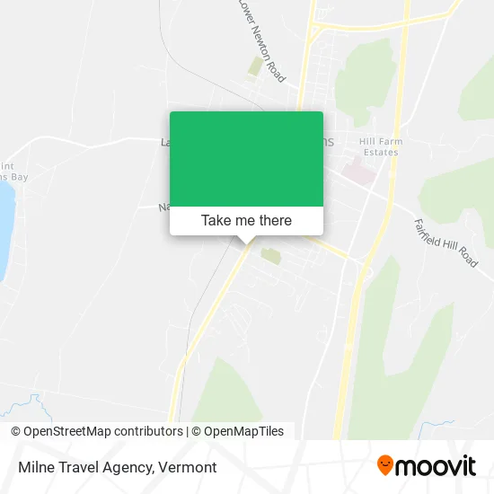 Milne Travel Agency map