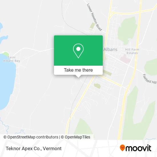 Teknor Apex Co. map