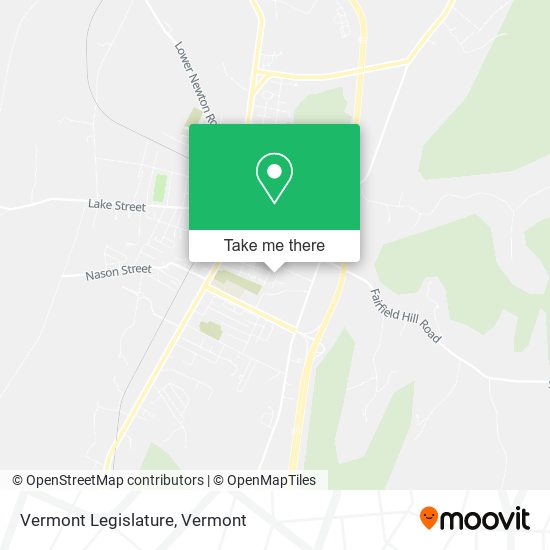 Vermont Legislature map