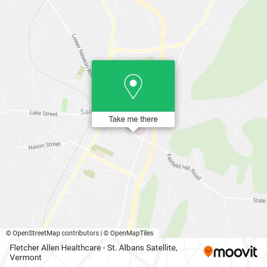 Fletcher Allen Healthcare - St. Albans Satellite map